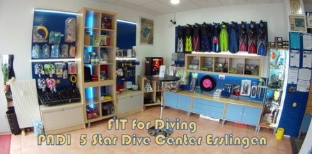 Dive Center und Shop